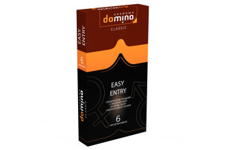 Презервативы с увеличенным количеством смазки DOMINO Classic Easy Entry - 6 шт.