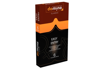 Презервативы с увеличенным количеством смазки DOMINO Classic Easy Entry - 6 шт.