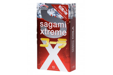 Ароматизированные презервативы Sagami Xtreme Cola - 10 шт.