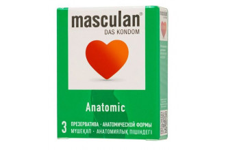 Презервативы анатомической формы Masculan Anatomic - 3 шт.