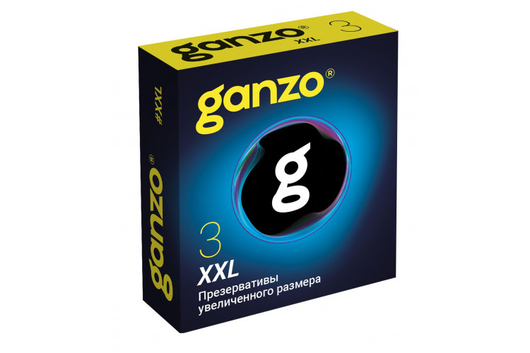Презервативы увеличенного размера Ganzo XXL - 3 шт.