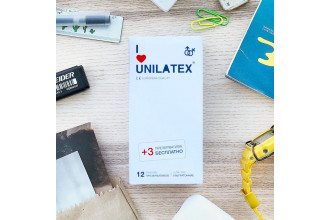 Ультратонкие презервативы Unilatex Ultra Thin - 12 шт. + 3 шт. в подарок