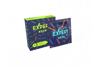 Светящиеся в темноте презервативы Expert Neon - 3 шт.