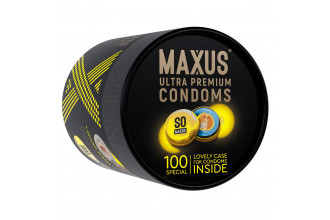 Текстурированные презервативы в кейсе MAXUS So Much Sex - 100 шт.