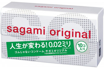 Ультратонкие презервативы Sagami Original 0.02 - 10 шт.