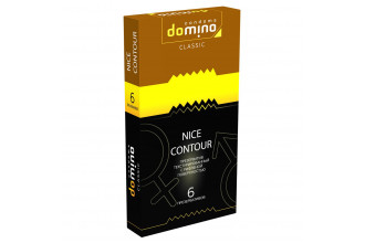 Презервативы с рёбрышками DOMINO Classic Nice Contour - 6 шт.