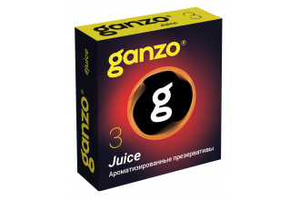 Ароматизированные презервативы Ganzo Juice - 3 шт.