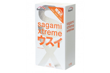 Ультратонкие презервативы Sagami Xtreme Superthin - 15 шт.