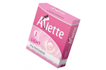 Ультратонкие презервативы Arlette Light - 3 шт.