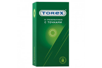 Текстурированные презервативы Torex С точками - 12 шт.