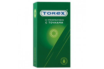 Текстурированные презервативы Torex С точками - 12 шт.