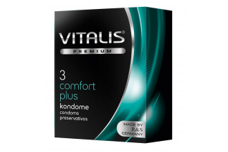 Контурные презервативы VITALIS PREMIUM comfort plus - 3 шт.