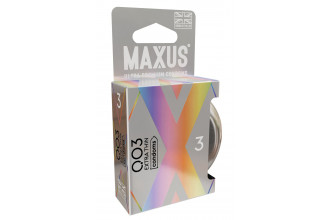 Экстремально тонкие презервативы в железном кейсе MAXUS 003 Extra Thin - 3 шт.