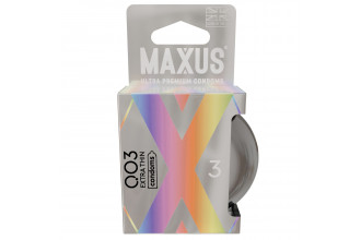 Экстремально тонкие презервативы в железном кейсе MAXUS 003 Extra Thin - 3 шт.