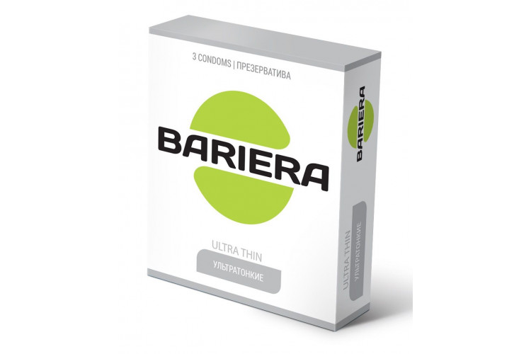 Ультратонкие презервативы Bariera Ultra Thin - 3 шт.