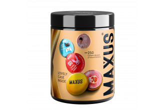 Точечные презервативы MAXUS 2000 Amazing Dots с железным кейсом - 15 шт.
