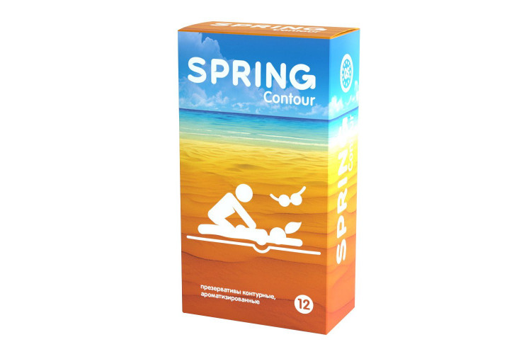 Контурные презервативы SPRING CONTOUR - 12 шт.