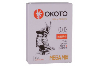 Набор из 4 презервативов OKOTO MegaMIX