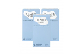 Набор из 3 упаковок ультратонких презервативов Pleasure Lab (по 12 шт.)