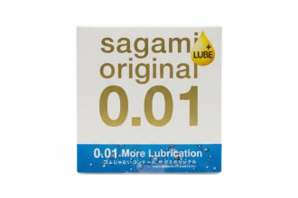 Увлажнённый презерватив Sagami Original 0.01 Extra Lub - 1 шт.
