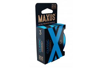 Классические презервативы в железном кейсе MAXUS Classic - 3 шт.