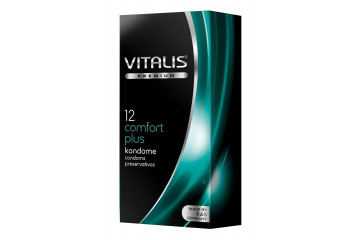 Контурные презервативы VITALIS PREMIUM comfort plus - 12 шт.