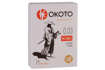 Ультратонкие презервативы OKOTO Ultra Thin - 3 шт.