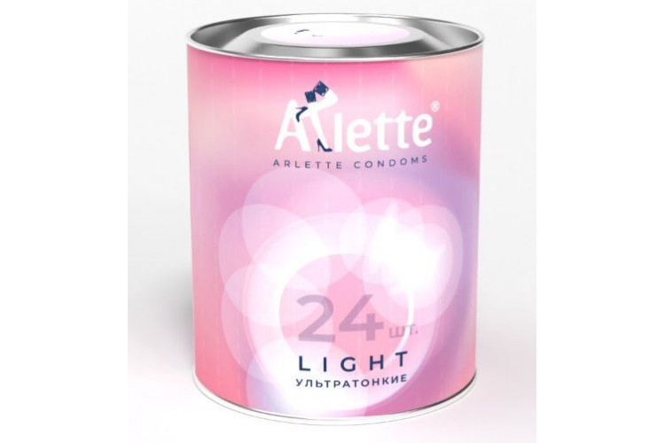 Ультратонкие презервативы Arlette Light - 24 шт.