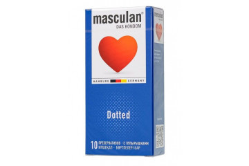 Презервативы с пупырышками Masculan Dotted - 10 шт.