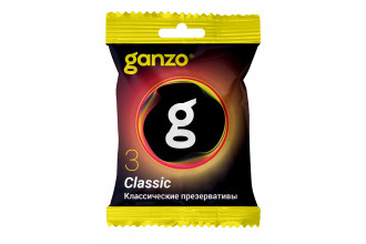 Классические презервативы Ganzo Classic в мягкой упаковке - 3 шт.