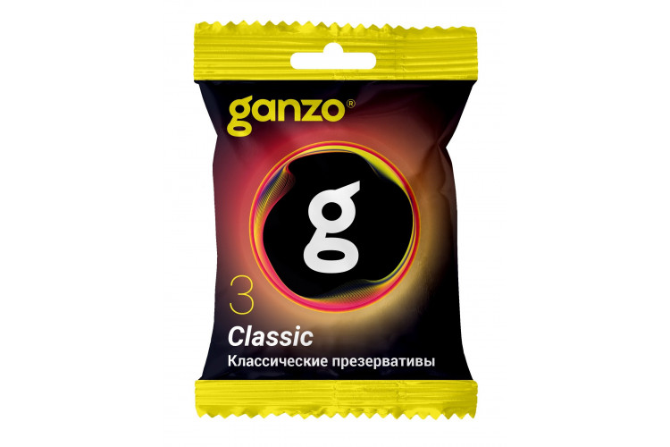 Классические презервативы Ganzo Classic в мягкой упаковке - 3 шт.