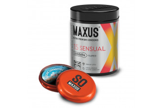 Анатомические презервативы MAXUS Sensual - 15 шт.