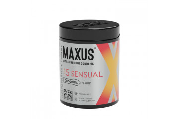 Анатомические презервативы MAXUS Sensual - 15 шт.