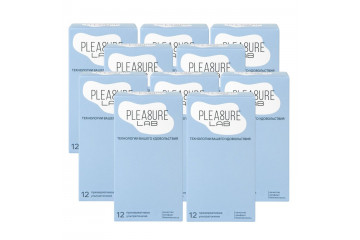 Набор из 10 упаковок ультратонких презервативов Pleasure Lab (по 12 шт.)