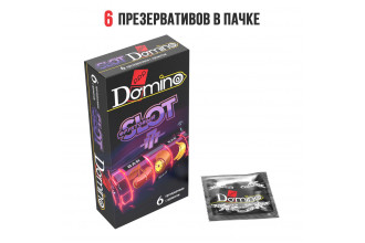 Ароматизированные презервативы DOMINO Фруктовый слот - 6 шт.