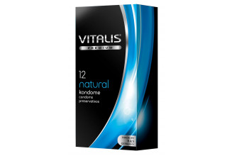 Классические презервативы VITALIS PREMIUM natural - 12 шт.