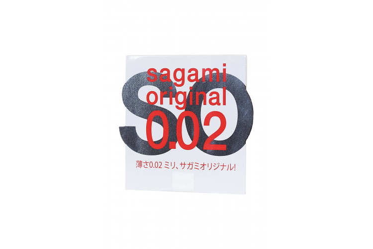 Ультратонкий презерватив Sagami Original 0.02 - 1 шт.