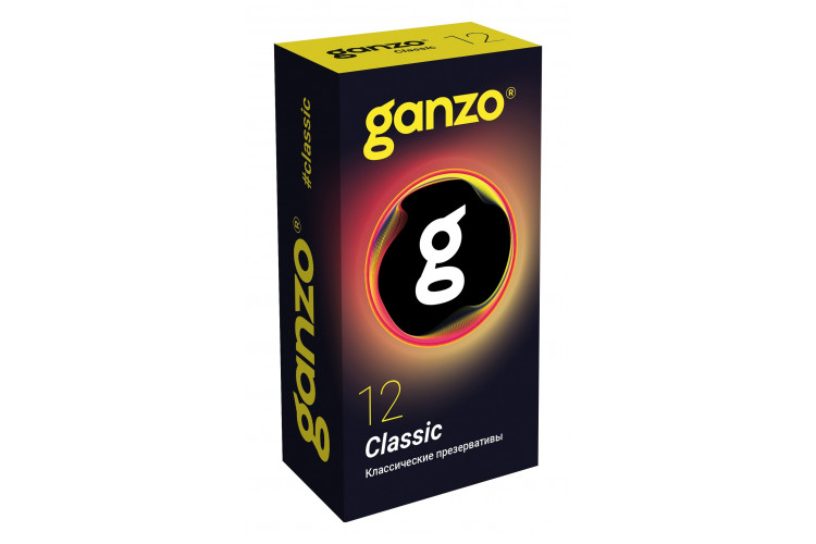 Классические презервативы с обильной смазкой Ganzo Classic - 12 шт.