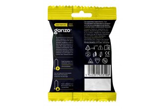 Ультратонкие презервативы Ganzo Ultra thin в мягкой упаковке - 3 шт.
