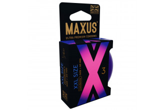 Презервативы Maxus XXL увеличенного размера - 3 шт.