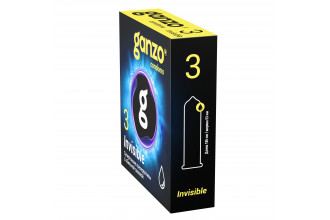 Супертонкие презервативы Ganzo Invisible - 3 шт.