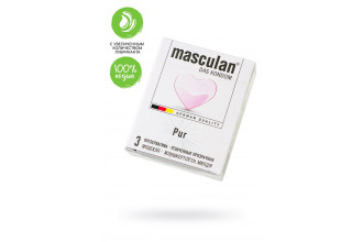 Супертонкие презервативы Masculan Pur - 3 шт.