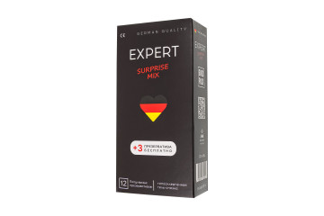 Презервативы EXPERT Surprise Mix - 12 шт.(+3 в подарок)