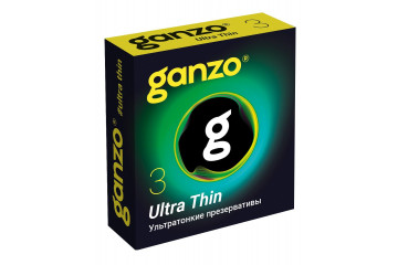 Ультратонкие презервативы Ganzo Ultra thin - 3 шт.