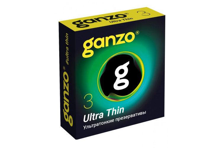 Ультратонкие презервативы Ganzo Ultra thin - 3 шт.