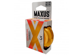 Презервативы анатомической формы Maxus Sensual - 3 шт.