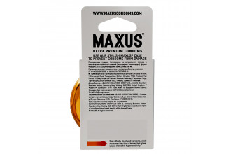 Презервативы анатомической формы Maxus Sensual - 3 шт.