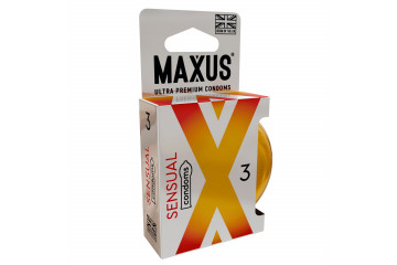 Презервативы анатомической формы Maxus Sensual - 3 шт.