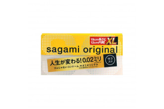 Презервативы увеличенного размера Sagami Original 0.02 XL-size - 12 шт.