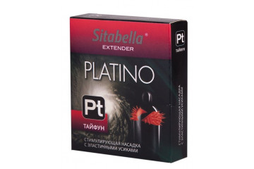 Стимулирующая насадка с шипиками по бокам Platino Тайфун